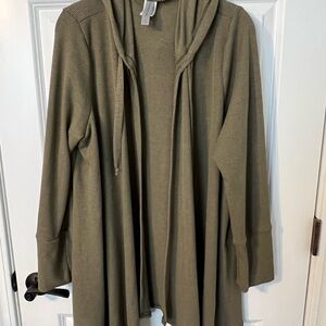 Honeyme Olive Green Women's Cardigan